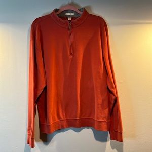 Peter Millar xl cotton pull over red
